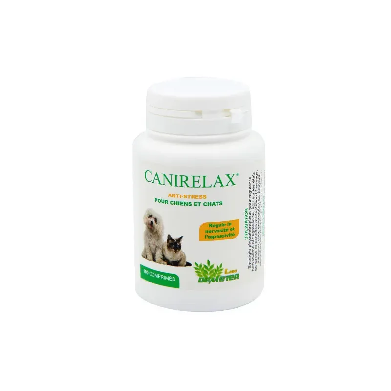 Aliment complémentaire anti-stress chien chat CANIRELAX Aliment complémentaire anti-stress chien chat CANIRELAX