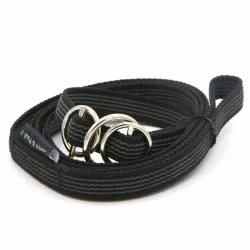 LAISSE LASSO FINE EN GOMME - antidérapante 15 mm