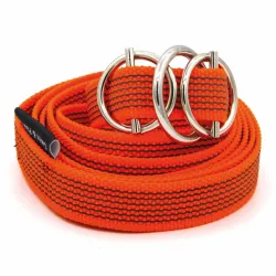 LAISSE LASSO LARGE EN GOMME - antidérapante 20mm