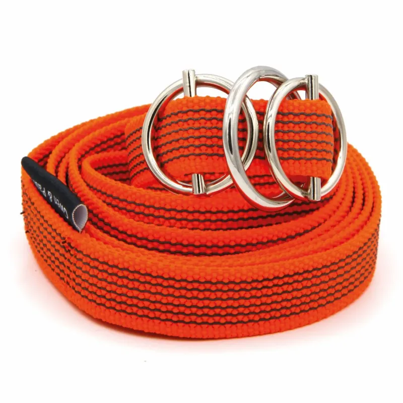 LAISSE LASSO LARGE EN GOMME - antidérapante 20mm
