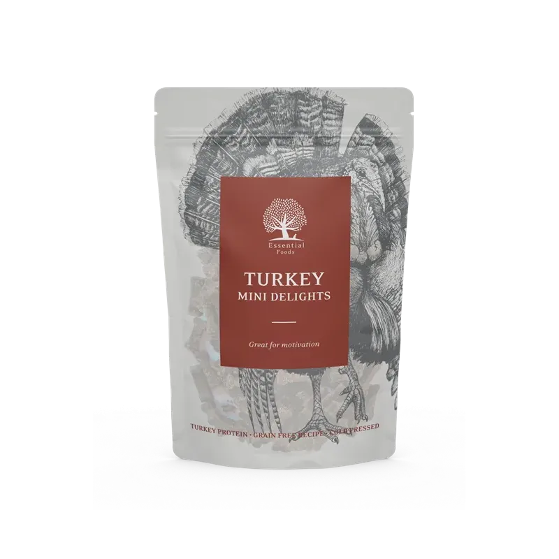 Friandises pour chien ESSENTIAL TURKEY MINI DELIGHTS Friandises pour chien ESSENTIAL TURKEY MINI DELIGHTS