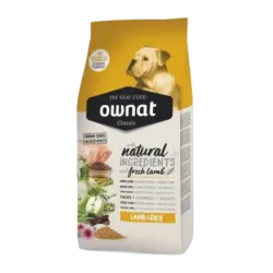 OWNAT CLASSIC LAMB & RICE - Croquettes pour chiens à digestion sensible