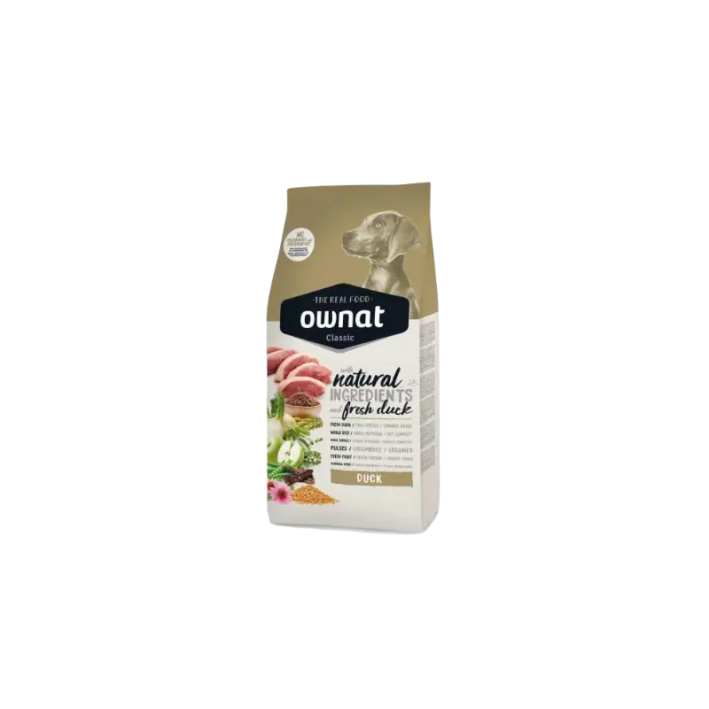 OWNAT CLASSIC DUCK 12 kg - Croquettes pour chiens adultes de toutes races
