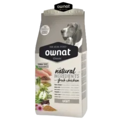 OWNAT CLASSIC LIGHT 20 kg - Pour chiens en surpoids ou peu actifs