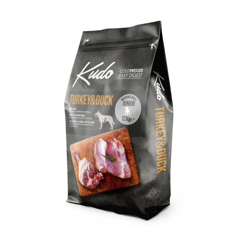 TURKEY & DUCK MEDIUM-MAXI JUNIOR - KUDO pour chiots