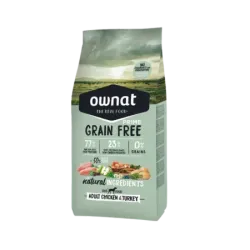OWNAT GF PRIME Junior Chicken Turkey 14 kg : Croquettes pour chiots
