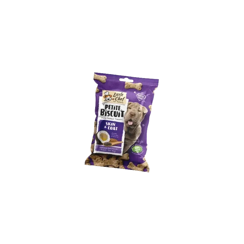 Little Chef Skin & Coat : Friandises naturelles pour une belle peau et un beau pelage Little Chef Skin & Coat : Friandises naturelles pour une belle peau et un beau pelage