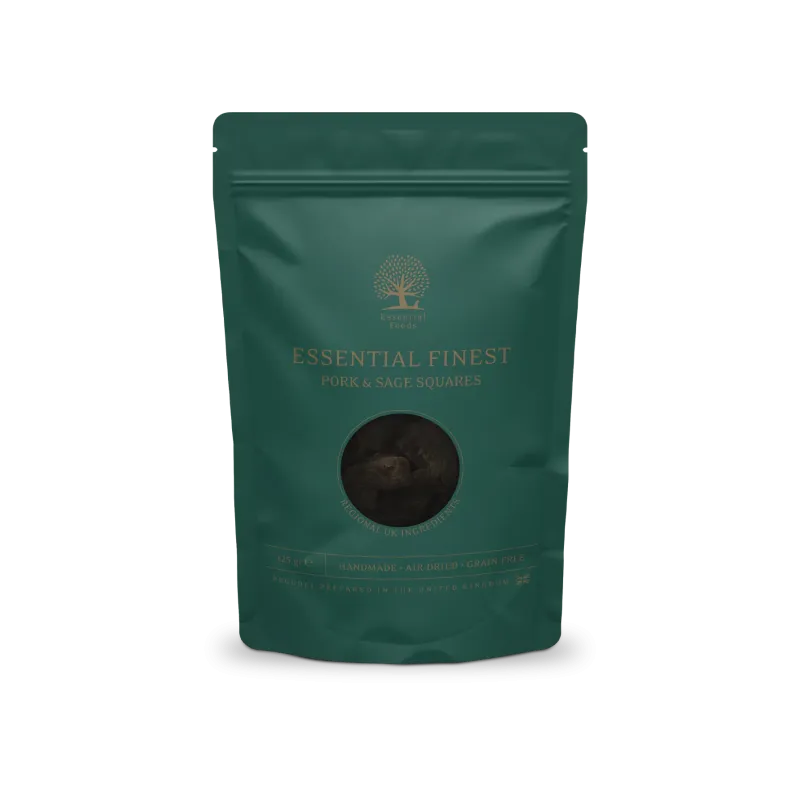 ESSENTIAL FOODS FRIANDISES CUBES DE PORC ESSENTIAL FOODS FRIANDISES CUBES DE PORC