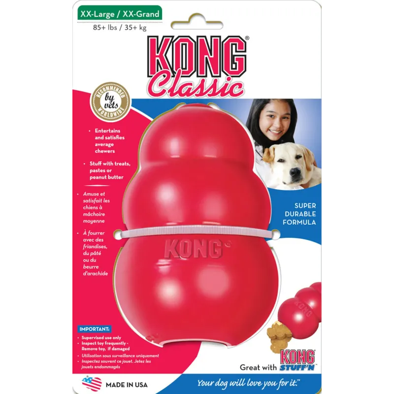 KONG TOY EXTRA LARGE ROUGE KONG TOY EXTRA LARGE ROUGE