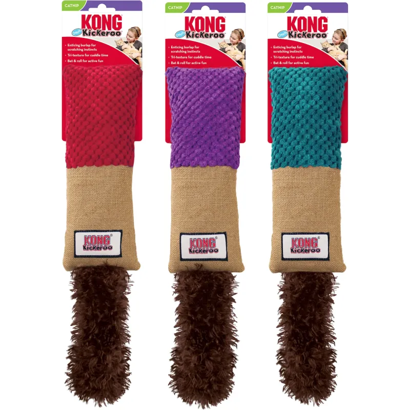 KONG CAT KICKEROO CUDDLER ASSORTED KONG CAT KICKEROO CUDDLER ASSORTED