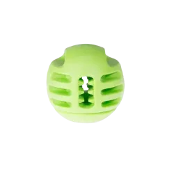Jouet chien TPR balle verte pomme 8cm