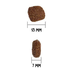 Contient 50% de viande fraîche de poulet et de dinde et avec du sulfate de chondroïtine et de la glucosamine ajoutés qui aident 