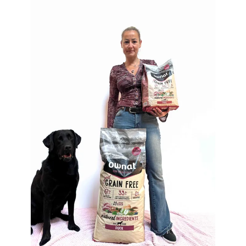 OWNAT GF JUST DUCK - Pour chien 14 kg OWNAT GF JUST DUCK - Pour chien 14 kg