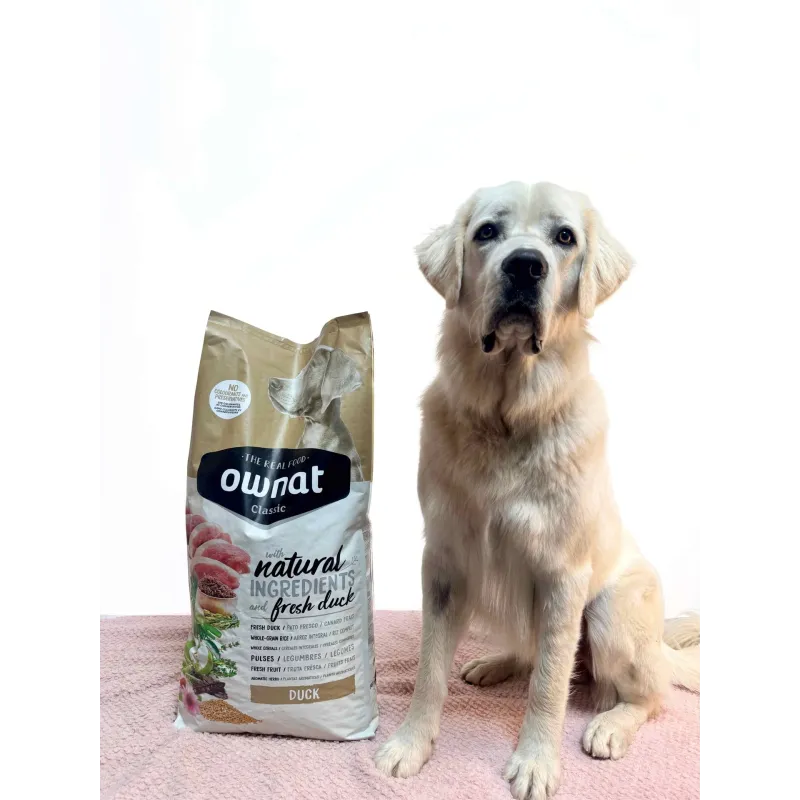 OWNAT CLASSIC DUCK 12 kg - Croquettes pour chiens adultes de toutes races