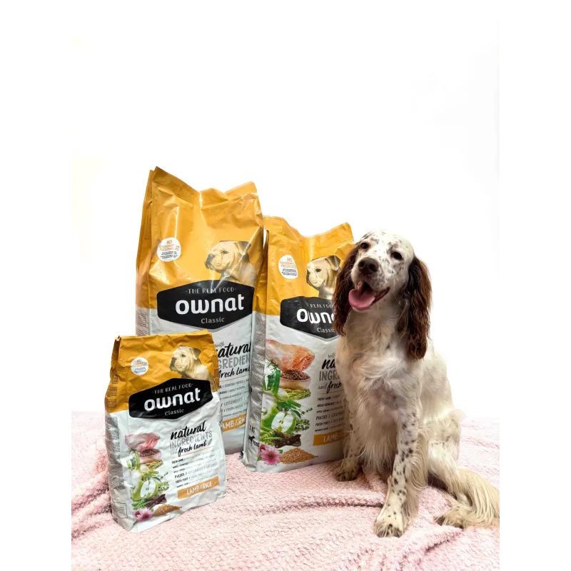 OWNAT CLASSIC LAMB & RICE - Croquettes pour chiens à digestion sensible