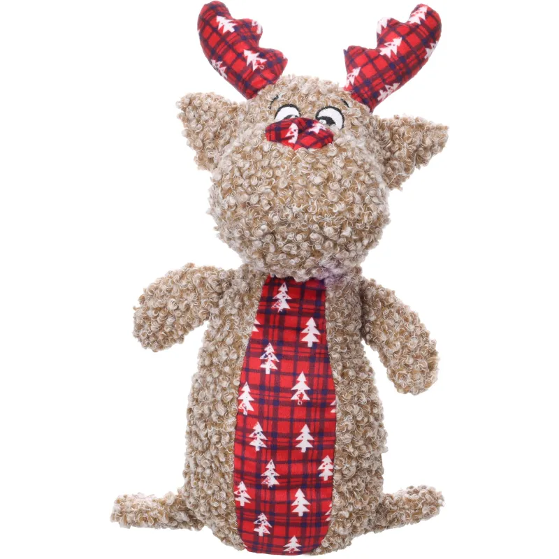 JOUET DE NOEL KROLA RENNE BRUN