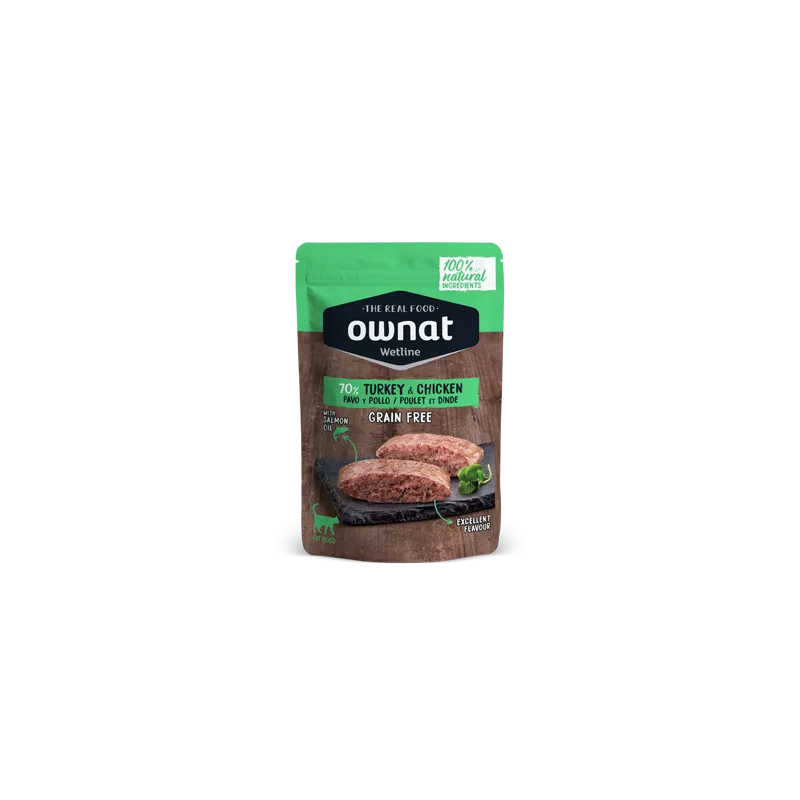 Pâtée chat wetline chicken & turkey