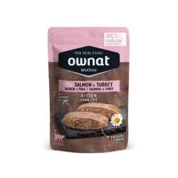 Pâtée chaton Wetline Salmon & Turkey