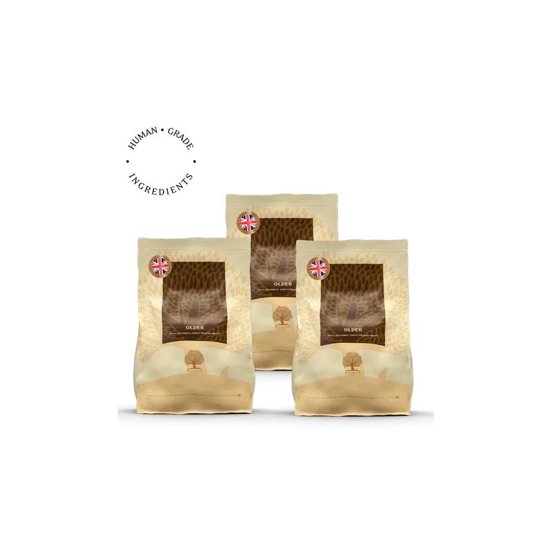 Lot de 3 Older – Recette Ultra-Premium British Heritage chiens seniors