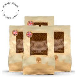 Lot de 4x2.5kg Older – Recette Ultra-Premium British Heritage chiens seniors