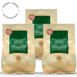 Lot de 3 x 2.5kg Superior Living – Croquettes Ultra-Premium pour chien | British Heritage