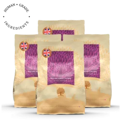 Lot de 4 x 2.5kg HIGHLAND LIVING PETIT CHIEN