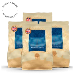 Lot de 4 x 2.5 Kg NAUTICAL LIVING PETIT CHIEN