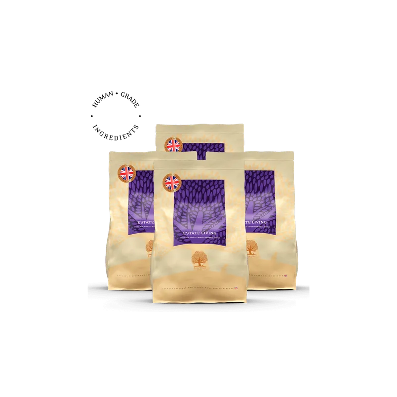 Lot de 4 x 2,5 Kg ESTATE LIVING PETIT CHIEN