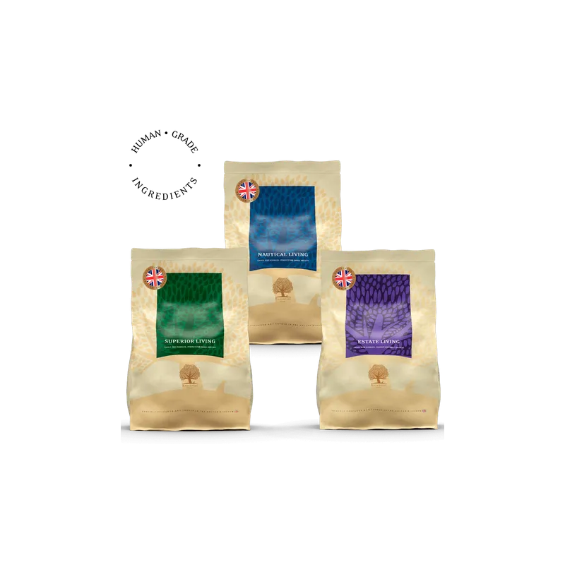 Lot 3x2.5KG SUPERIOR NAUTICAL ESTATE LIVING - Recette Ultra-Premium British Heritage