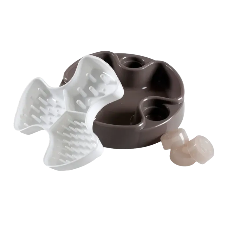 Mangeoire éducative Brain 24 cm – Gamelle anti-glouton chien et chat