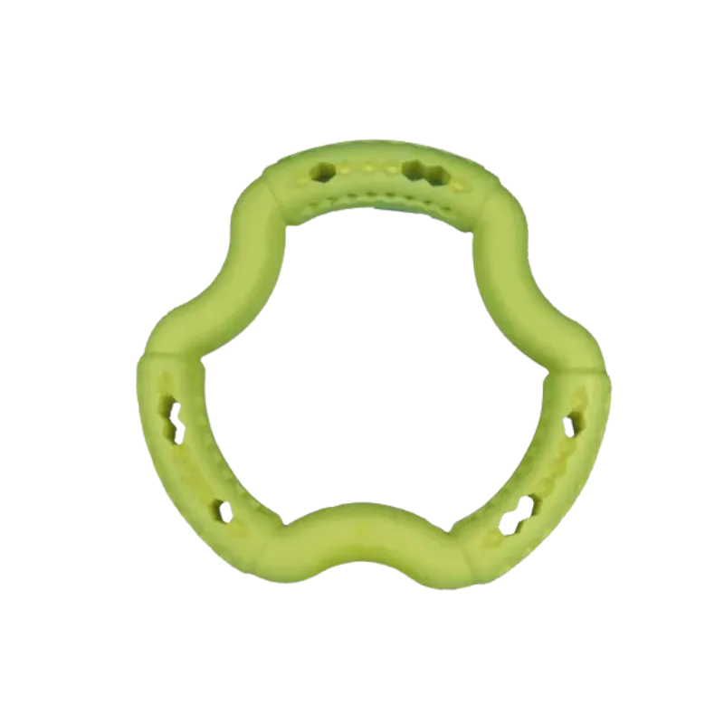 Jouet chien TPR anneau Green Apple 21cm
