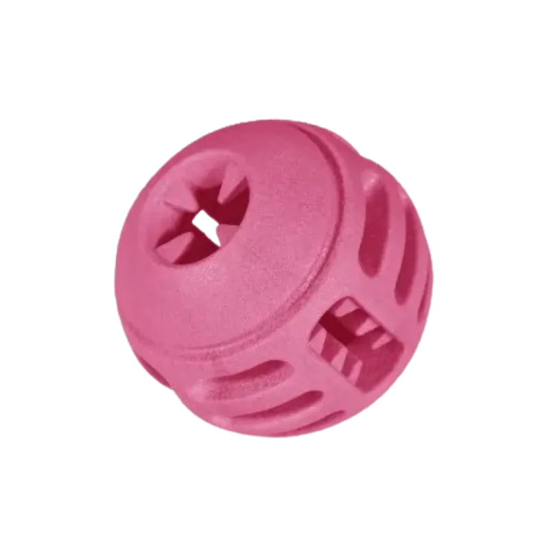Jouet chien TPR balle rouge fraise 8cm