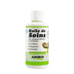 Soin de la peau chien ANIBIO HUILE DE SOINS BIO