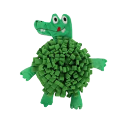 TAPIS À RENIFLER NJAMMIE CROCODILE VERT 36x38x2,5CM