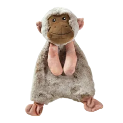 Peluche Crinkie Soft Singe 33 cm – Jouet sonore crépitant pour chien