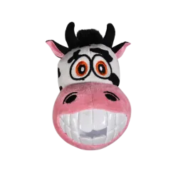 Jouet chien peluche Thoots vache 16cm