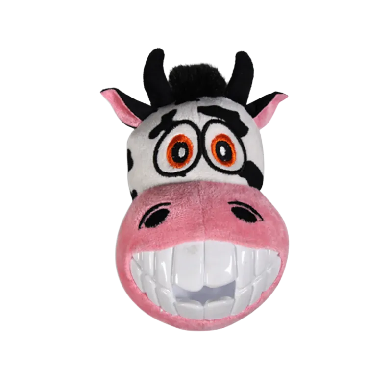 Jouet chien peluche Thoots vache 16cm