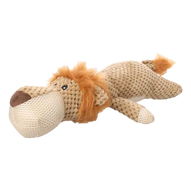 JOUET FLATSI LION BRUN 17x35x9CM