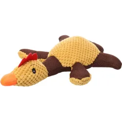 JOUET FLATSI COQ JAUNE 26x35,5x8CM