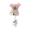 Jouet chiot Didi Koala avec corde Flamingo – Peluche et anneau dentition gris