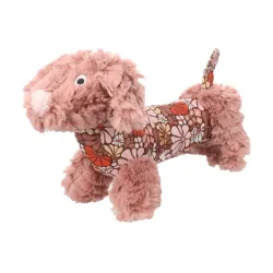 JOUET ROZETTE CHIEN VIEUX ROSE 11x35x18CM