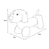 JOUET ROZETTE CHIEN VIEUX ROSE 11x35x18CM