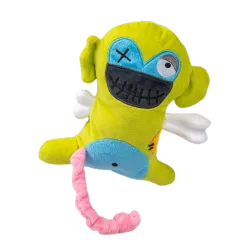 Jouet Scary Singe avec Os TPR 17,5 cm pour Chien | Vadigran
