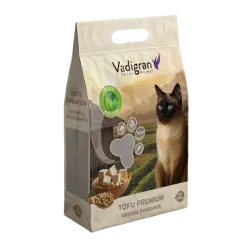Litière Chat Tofu Premium 3,96kg - Vadigran