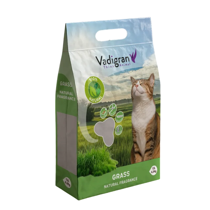 Litière Chat à l'Herbe 4,3kg - Vadigran