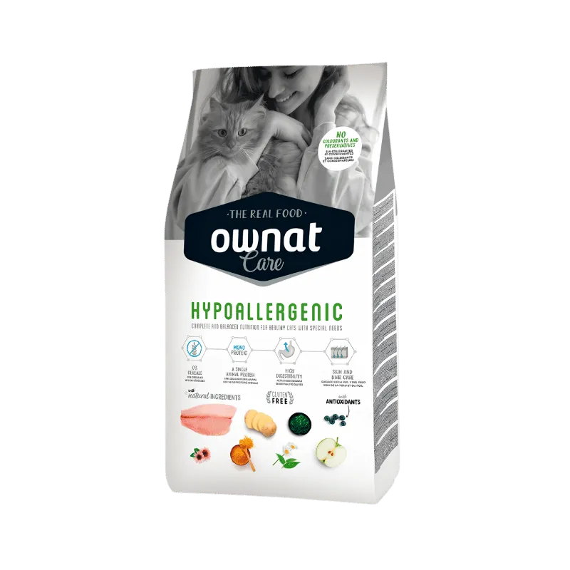 Ownat Care Hypoallergenic – Croquettes pour chat